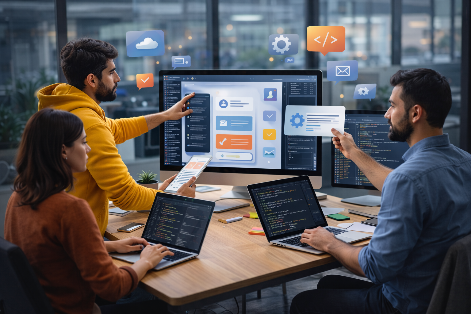 Application development team collaboration